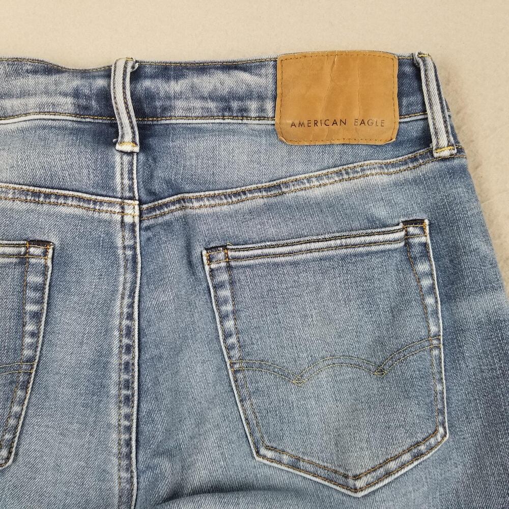 American Eagle Jeans Mens 30x36 Airflex+ Athletic Straight Fit‎ Stretch Denim - Picture 9 of 16
